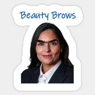 Priti Patel Beauty Brows Sticker